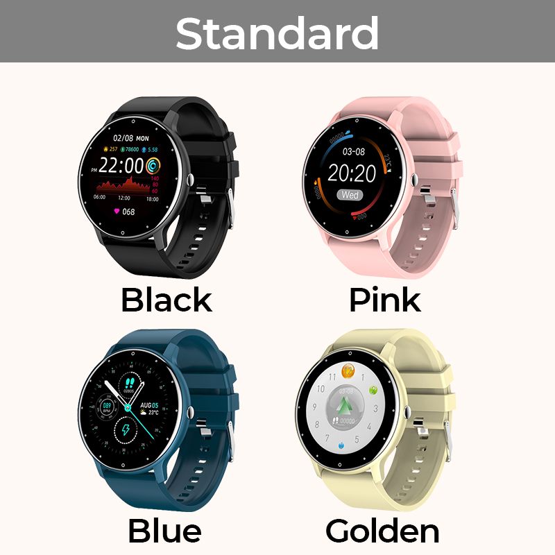 [All day monitoring of heart rate and blood pressure]Pousbo? Multifunctional Waterproof Sports Smartwatch