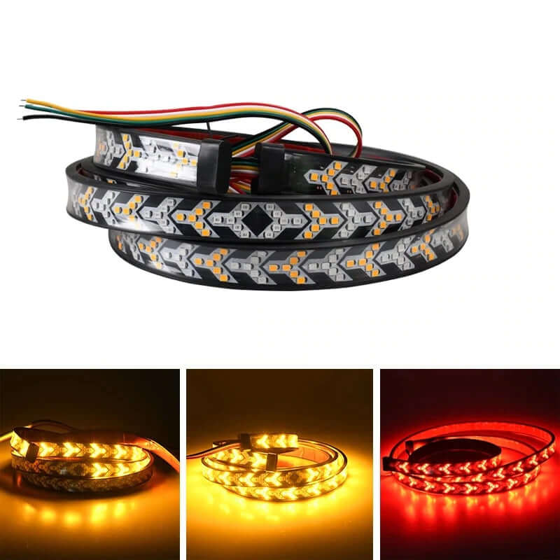 Automatic turn signal LED lamp strip