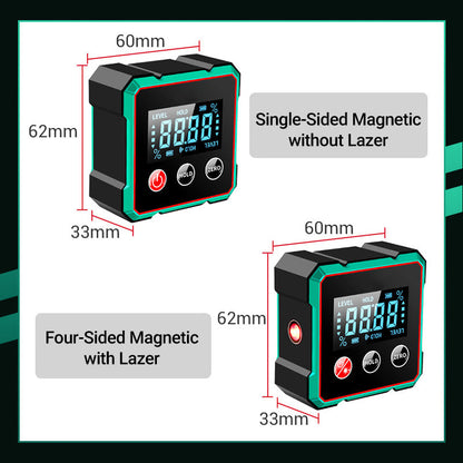 🎁🎁2025 Hot Sale 50% OFF💥Magnetic Digital Angle Finder with Electronic Laser