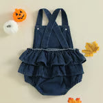 🔥Halloween Sale🔥 Newborn Baby Girl Halloween Romper Outfit