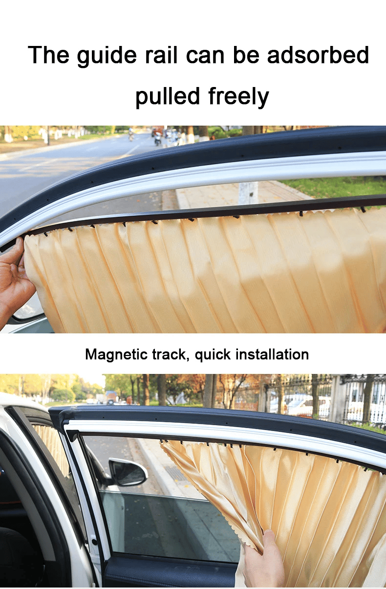 🌥️🔥Universal Fit Magnetic Car Side Window Privacy Sunshade🚗