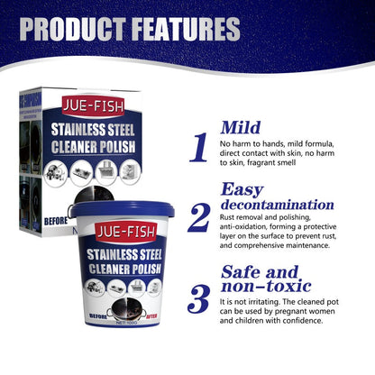 🔥Up to 40% off🔥Highly Effective Cleaning & Polishing Paste for Stainless Steel Kitchenware