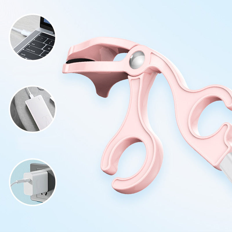 Heated Wide-Angle Frameless Electric Eyelash Curler