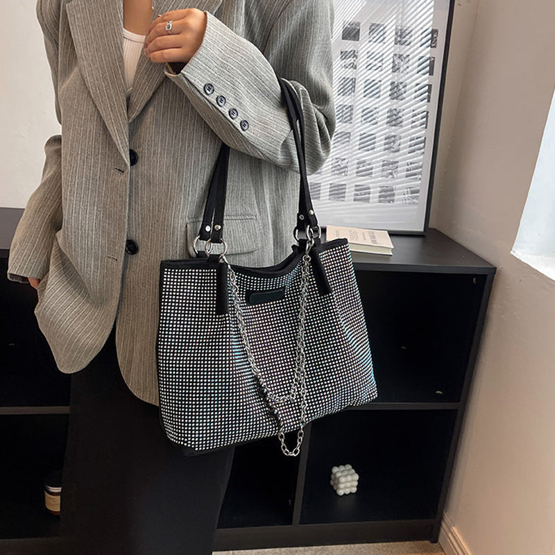 Women's Glamorous Rhinestone Shoulder Bag