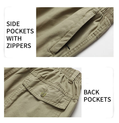 Multi-Pocket Durable Ultra Comfort Loose Fit Pants Perfect combination of utility and comfort