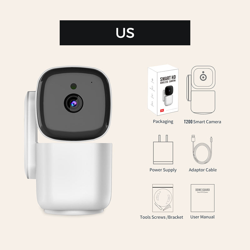 Wi-Fi Smart Home Security Camera with Night Vision
