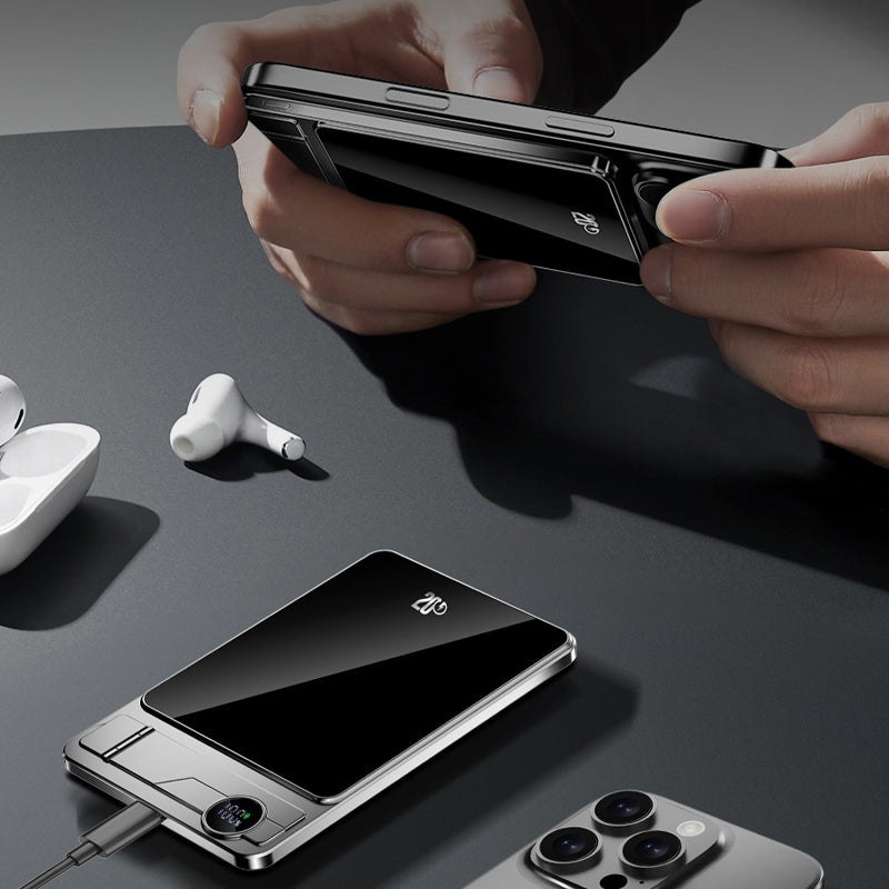 Dual Mode Magnetic Power Bank with Stand