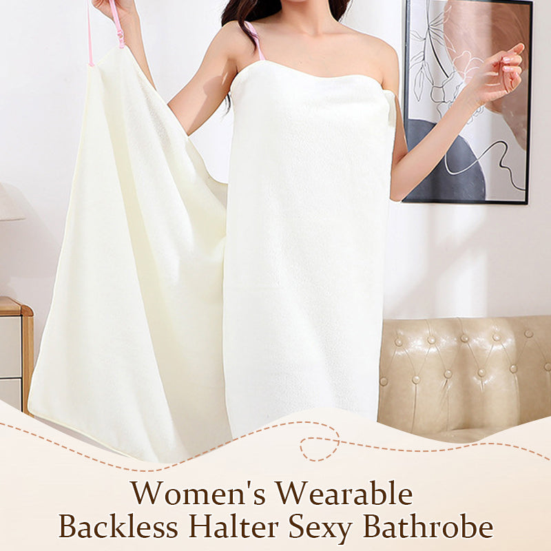 Sexy Backless Bathrobe for Women