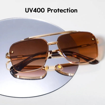 🌤️Retro Gradient Sunglasses with UV400 Protection