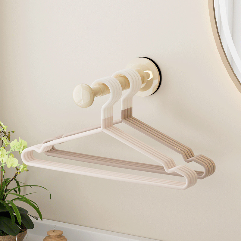Suction Cup Retractable Clothes Hanger