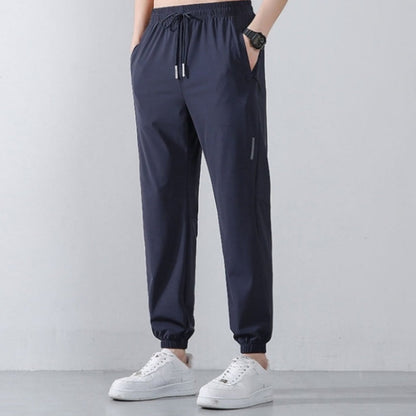 Men's Lightweight Athletic Pants with Zip Pockets