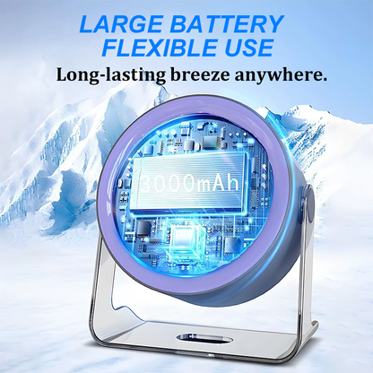 Hot Sale£¨50%OFF£© 100-Speed Mini Desk Fan with Digital Display