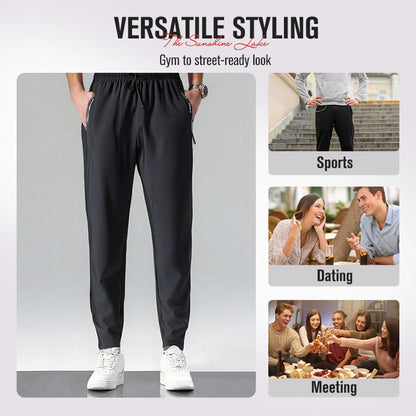 Men's Casual Cool Lightweight Quick Dry Sweatpants