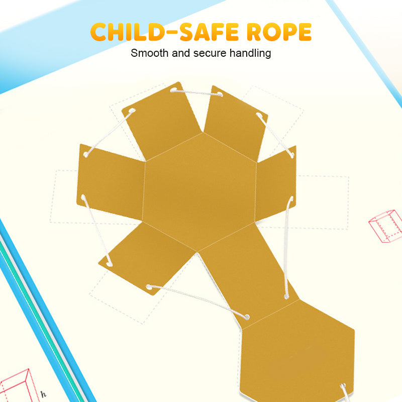 🔥New Upgrades👶✨Pull String 3D Geometry Learning Book