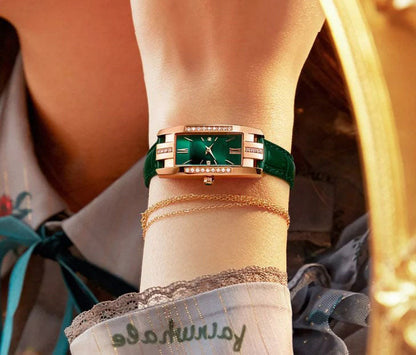 Elegant Temperament Square Ladies Quartz Watch (BUY 1 GET 1 FREE)